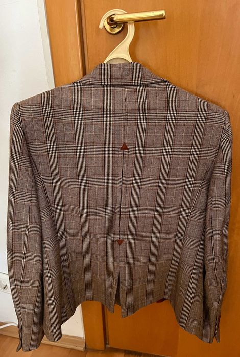 El Corte Inglés Women's Plaid Blazer – Size 46