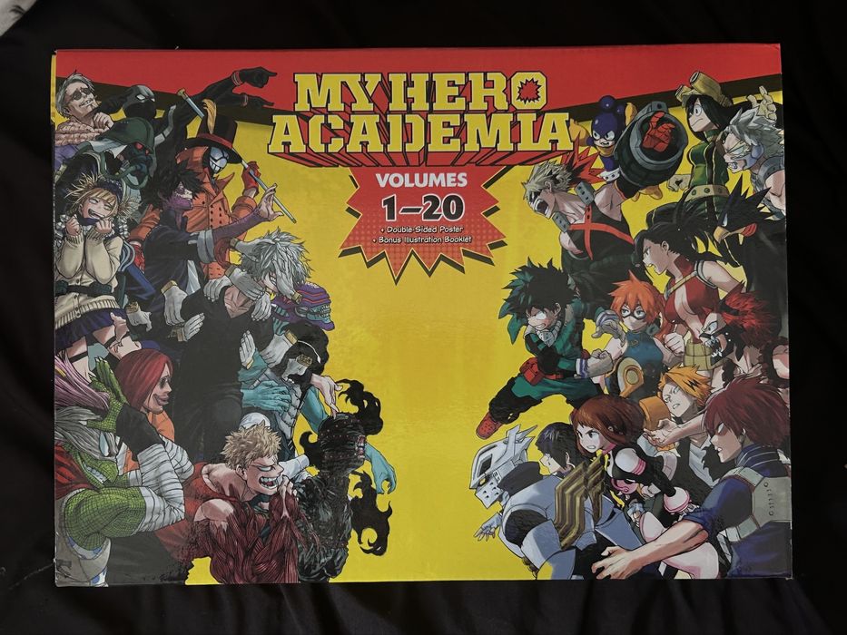 My hero academia манга box set