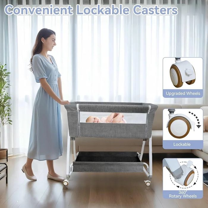 Многофункционално  6в1Бебешко  легло,кошара,люлка