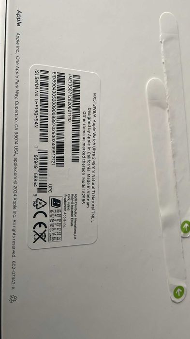 Apple Watch Ultra 2- 49mm Natural Titanium