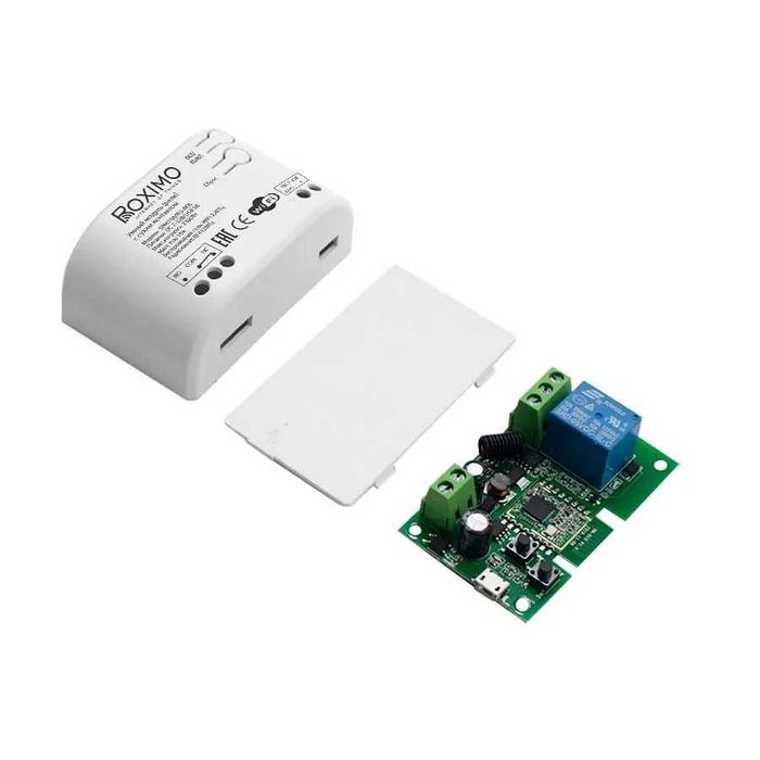 Умный модуль (реле) с сухим контактом и RF433МГц ROXIMO SRM10A003-RFA
