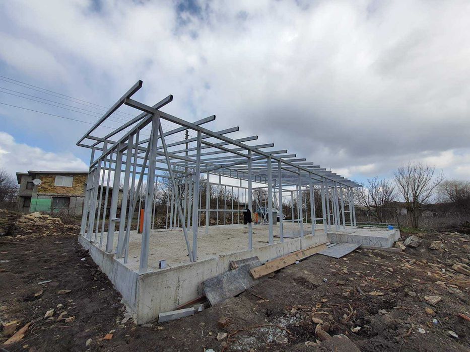 Изработка и монтаж на СГЛОБЯЕМИ КЪЩИ ОТ МЕТАЛ