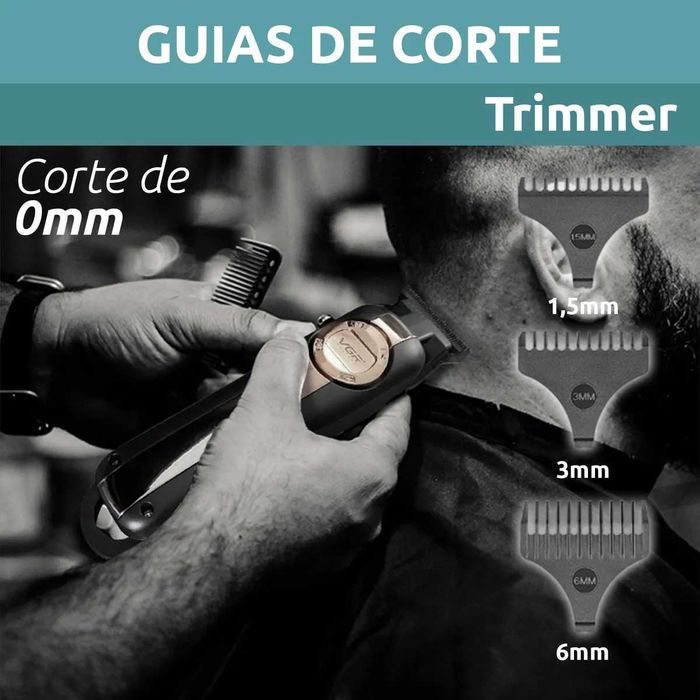 VGR V-941 Aparat de Tuns si Ras cu USB Turbo, Autonomie 350 min