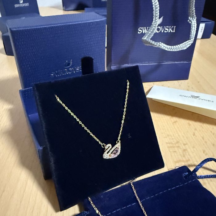 Lantisor Swarovski Dazzling Swam Rose/Gold Pink