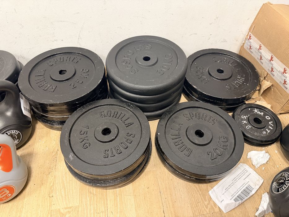 Discuri pt. haltera fier noi Germany, 30 kg.25 kg20 kg 15 kg 10 kg 5 k