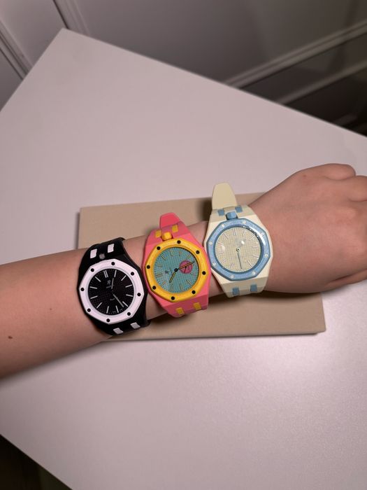 Часы + брелок Audemars Piguet x Swatch