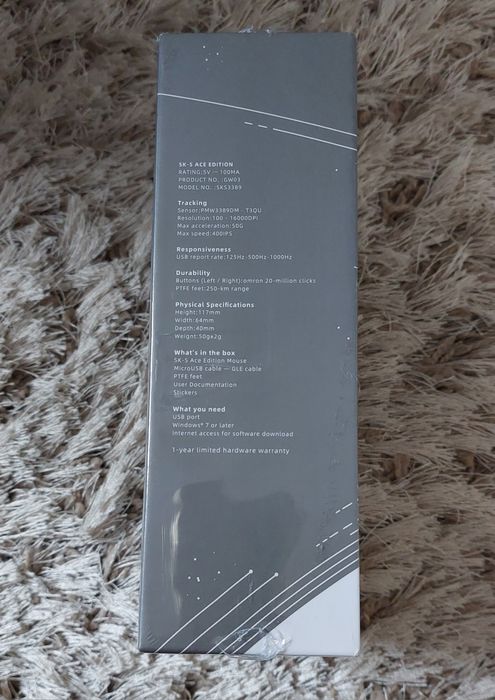 Mouse gaming G-wolves Skoll SK-S ACE