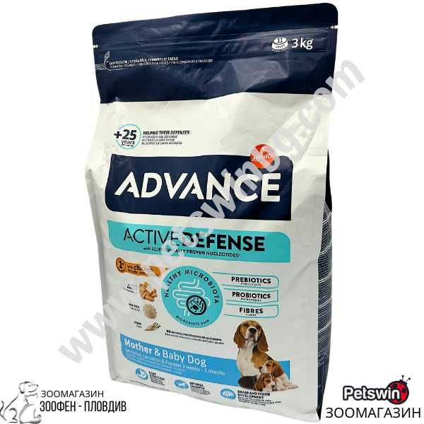 Пълноценна Храна за Малки Кученца - 3кг - Mother&Baby Dog - Advance