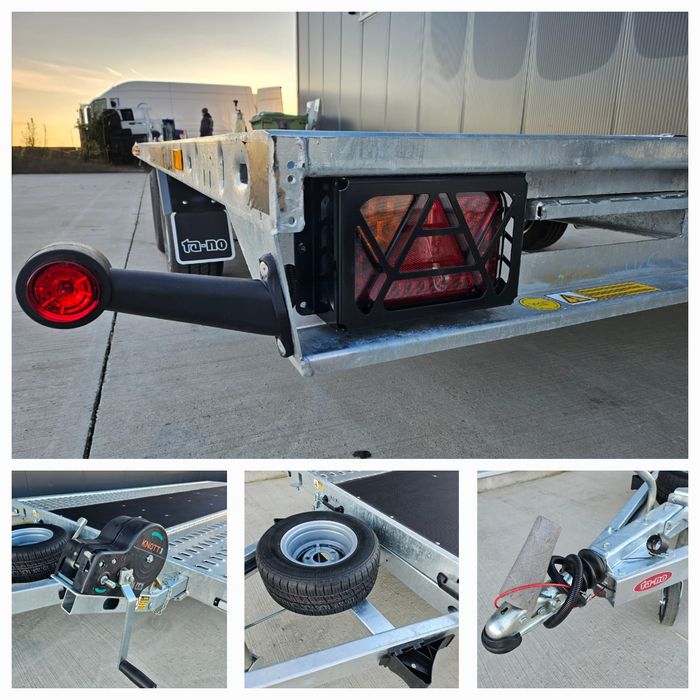 Platforma auto basculabila 4m 4.50 m TA-NO GRAVITY - Aluminiu