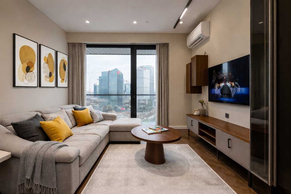 Посуточно сдается дизайнерская квартира с панорамным видом на город