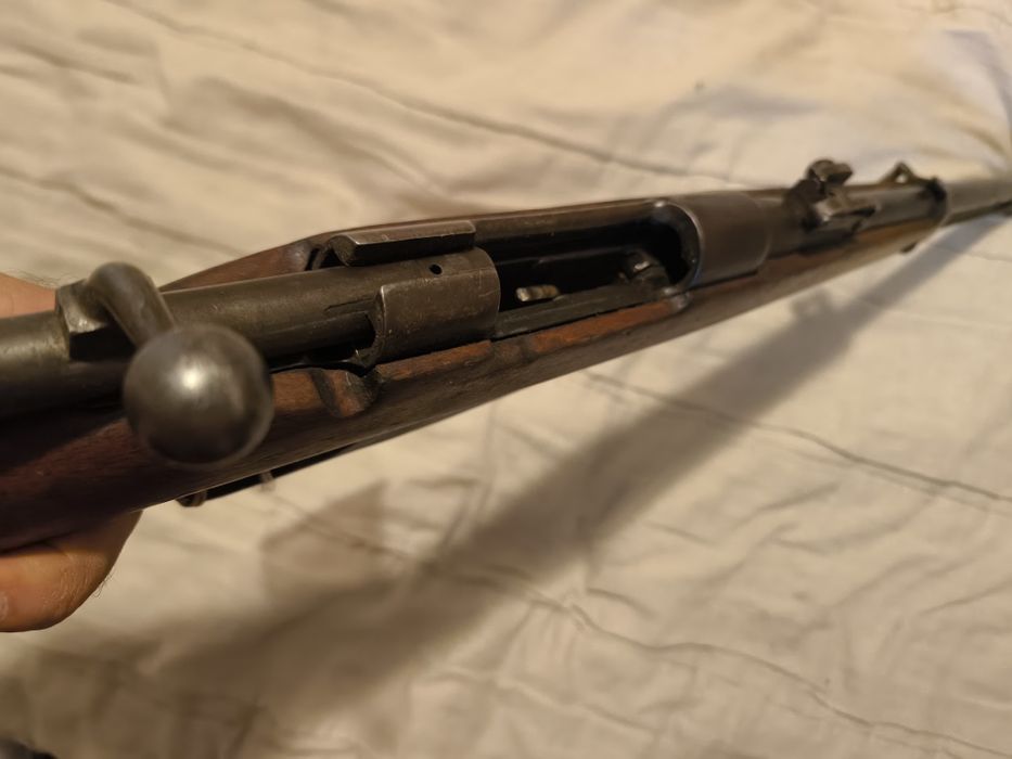 Карабина Манлихера/Манлихер пушка.Обезопасено оръжие Каркано
