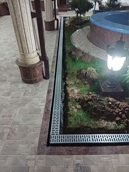 Лоток, гранид, бурсчатка, топпинг пол, кафел