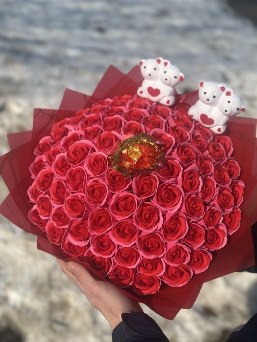 Buchete trandafiri sapun brasov