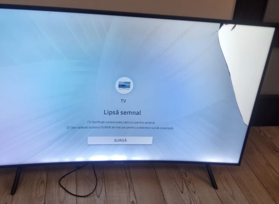 TV samsung curbat defect uhd 138cm