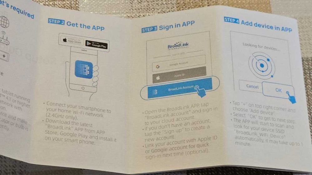 Смарт  Wi-Fi контакт с вградена нощна лампа BroadLink SP4L