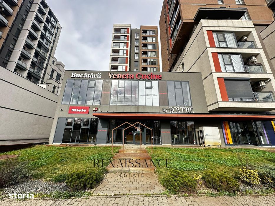 Rebreanu Spatiu Comercial Lux | S+P+1E 756mp | 9 Parcari Subterane