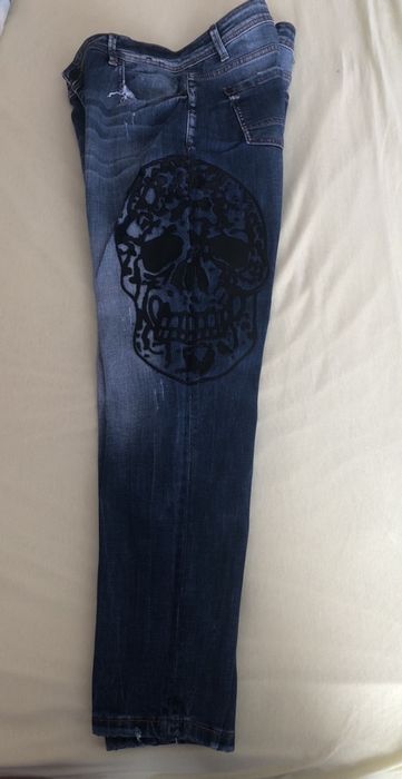 Poshum дънки с череп