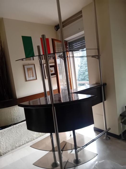 Bibliotecă modulară vintage din anii '70,Milano