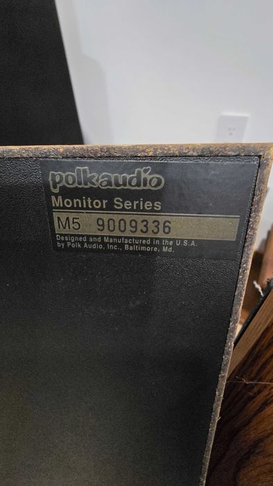 Boxe Polk Audio Monitor Series 5 + Suporti Originali