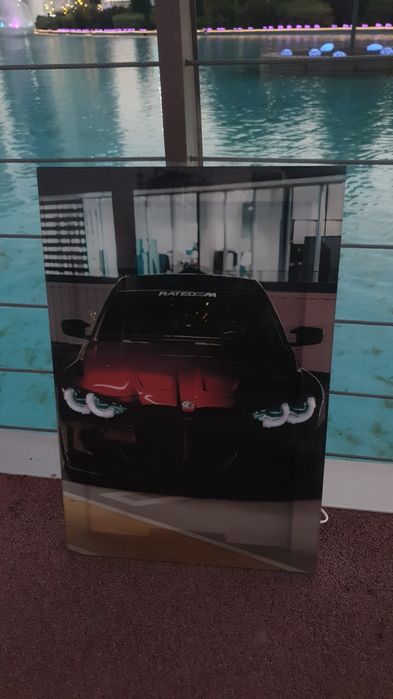 BMW M4 competition - Led Car Poster