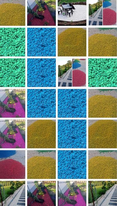 Доставка снежно бял чакъл за украса декорация