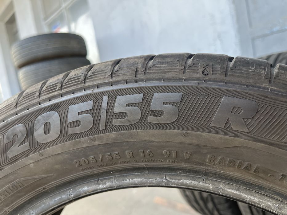 4 бр. летни гуми 205/55/16 Semperit 7,5 mm DOT 2x1319 2x4817