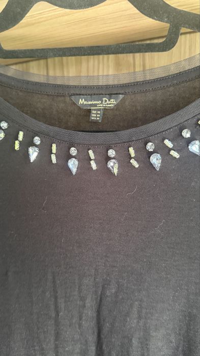 Massimo Dutti фина блуза с дълъг ръкав