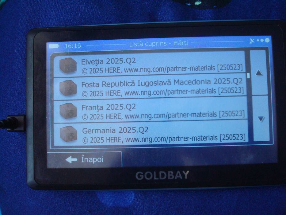 Gps navigatie 7 inch GoldBAY,16GB,256 MB RAM , IGO Primo harta camion Full Europa