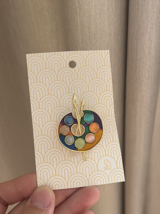 Брошь Палитра для художника