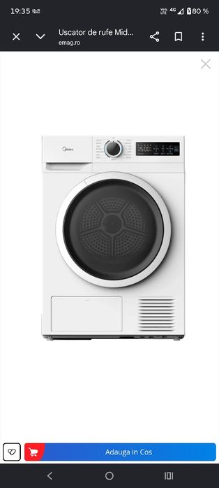 Uscător midea 7kg