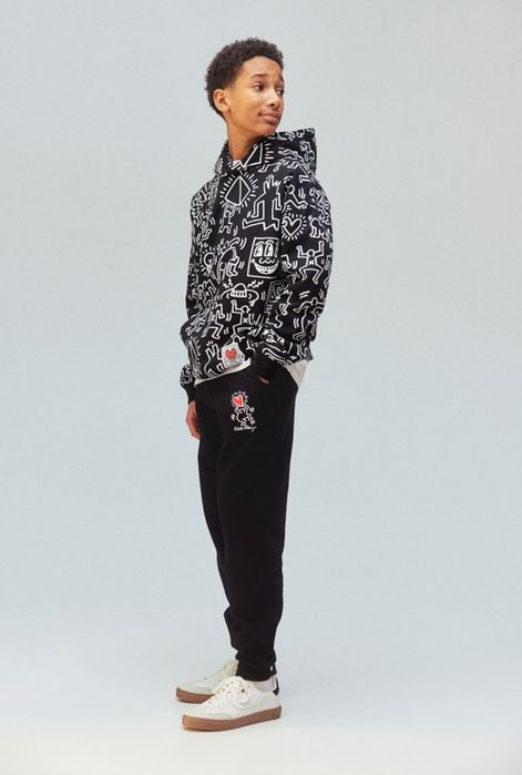 HM Keith Haring сет спортен панталон и блуза р-р 158 см.