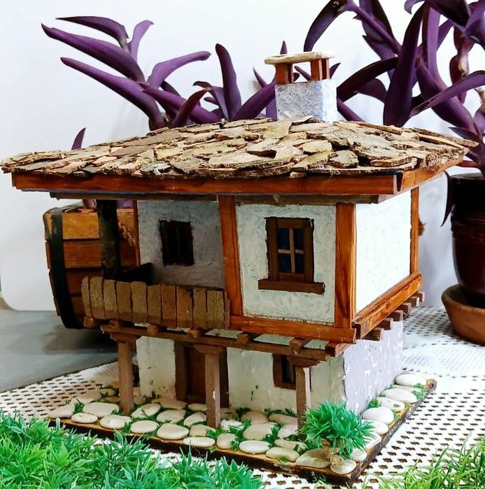 Макет на етно къща