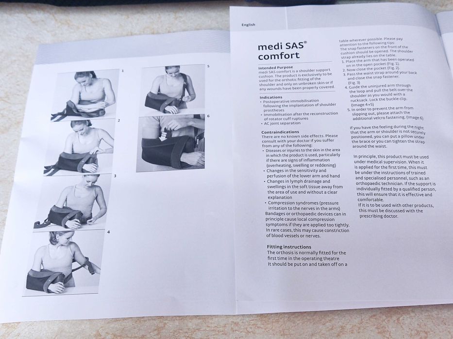 Orteza pentru umar si brat medi SAS comfort