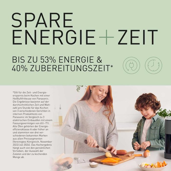 Фритюрник/Еър фрайър Panasonic NF-CC500SXE с прозорец за наблюдение 5л