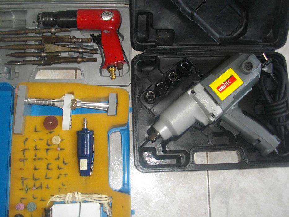 Немски-Ел.Гайковерт UNITEC Мини Дрелка-Шлайф Пневматичен Къртач EINHEL