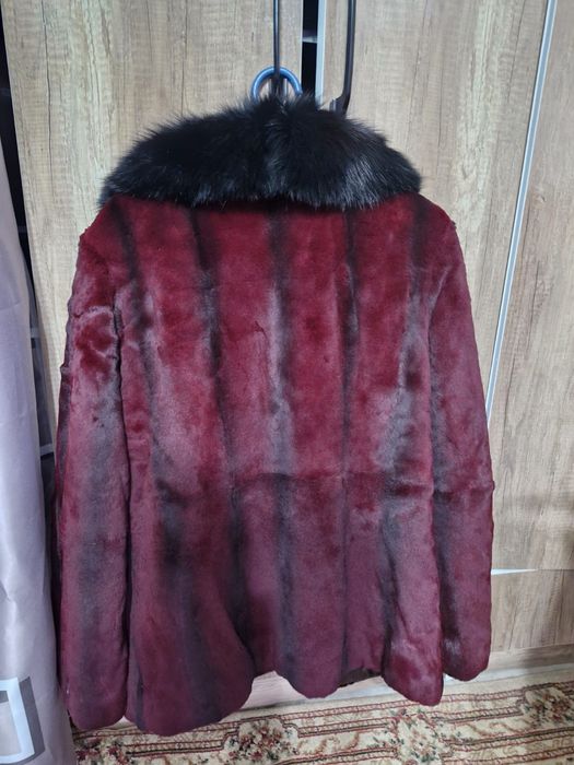 Дублёнка из кроличьего меха