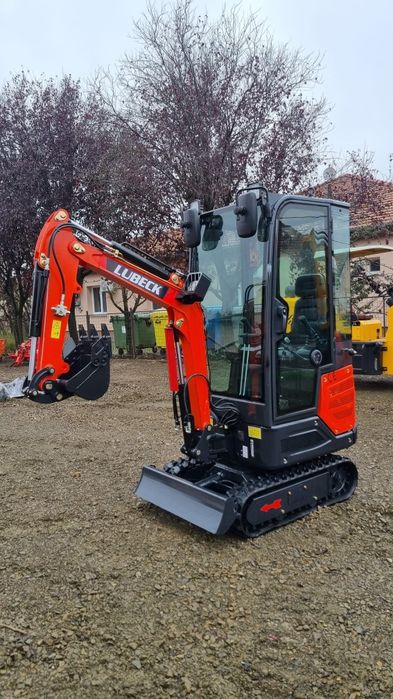 Miniexcavator Lubeck Ex 141 Nou Garantie 2 ani