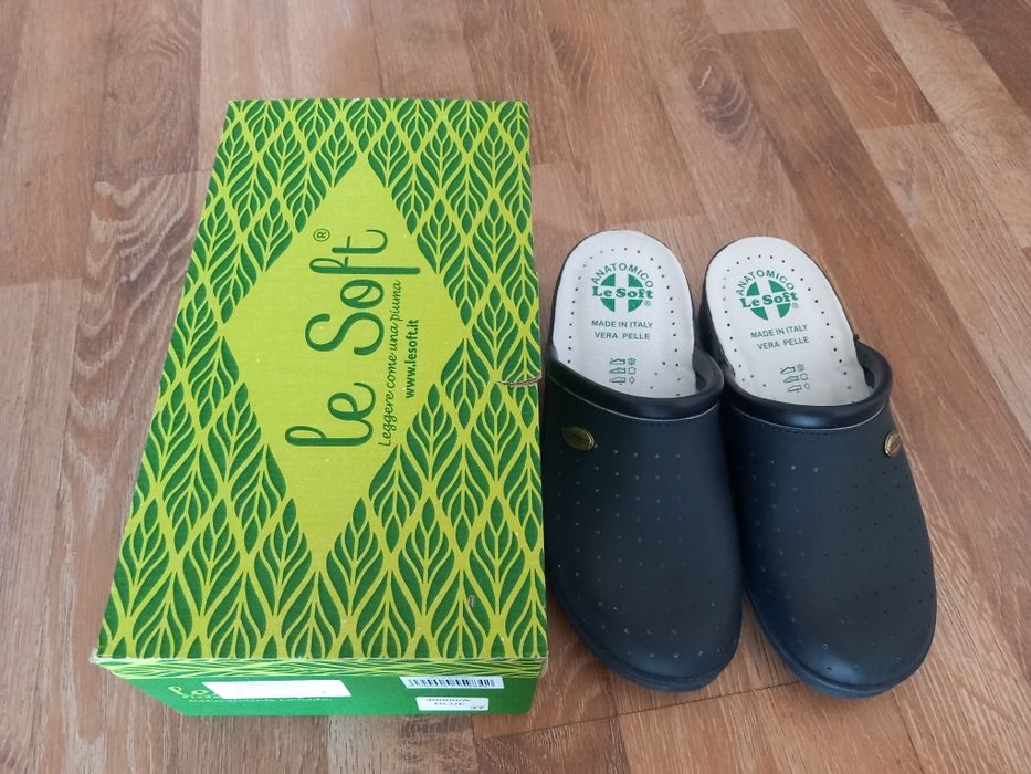 Продавам италиански ортопедични чехли сабо чисто нови марковисабо