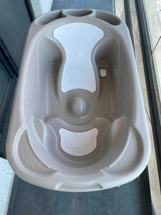 Cadita pentru bebelusi + suport metalic Cam Baby Bagno, bej, 0-12 luni