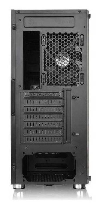 Carcasă PC Thermaltake Versa H26 Tempered Glass Black, ATX fără sursă
