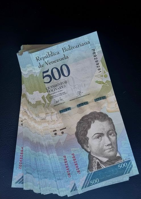 Венесуэла 500 боливар 2017 год