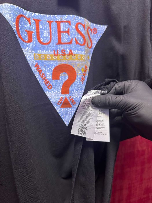 Tricou Guess | Negru | Albastru | NOU | Premium |