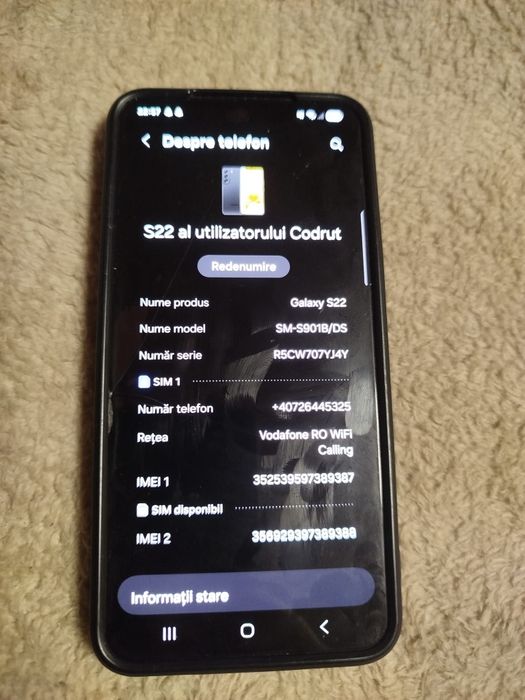 Vand Samsung S22