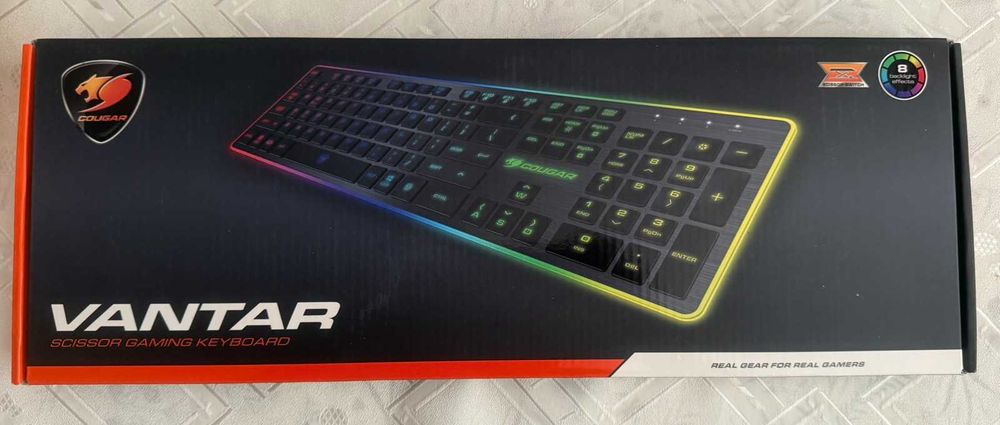 Cougar VANTAR | нископрофилна клавиатура