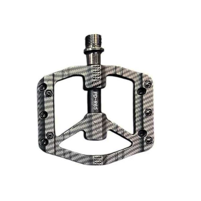 Ултра леки педали за велосипед PROMEND R65, Carbon pattern, 240гр.