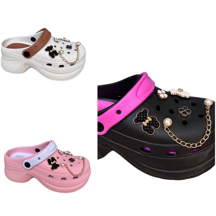 Дамски крокс на платформа с мечета