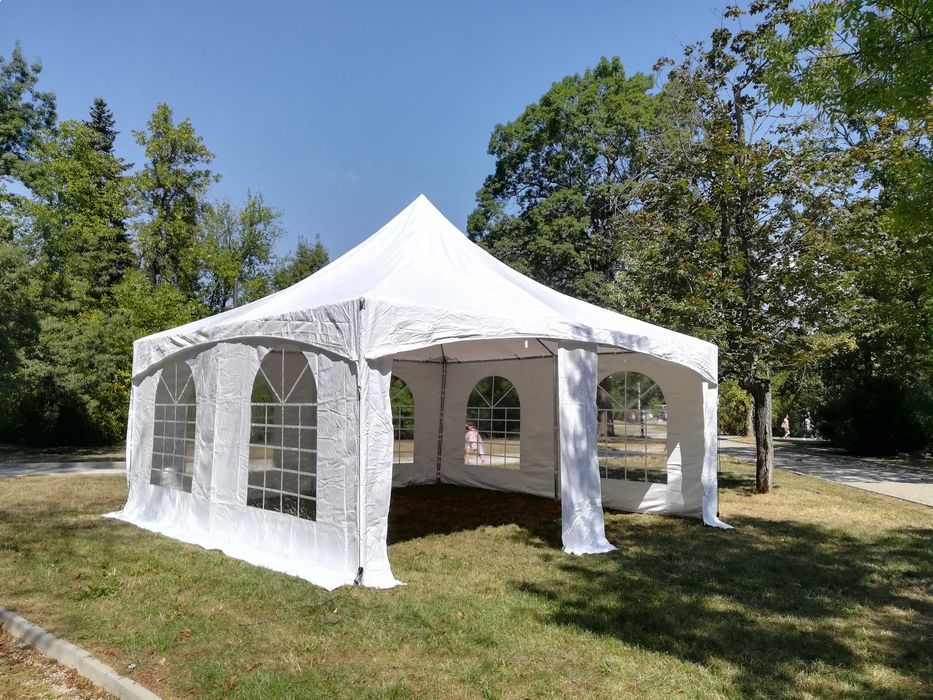 Шатра 6х6м островърха за кетъринг сватби 36 кв