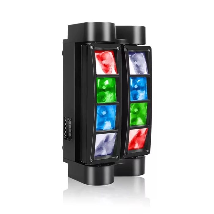 Proiector lumini scena disco club 80W spider petreceri nunta sau acasa