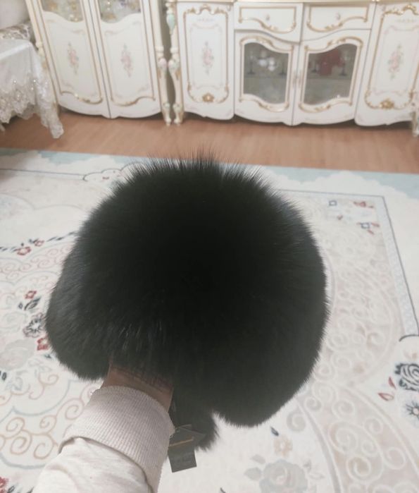 Шапка песец натуральная