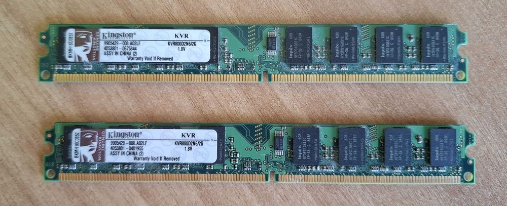 Kingston DDR2 800MHz 2x2gb
